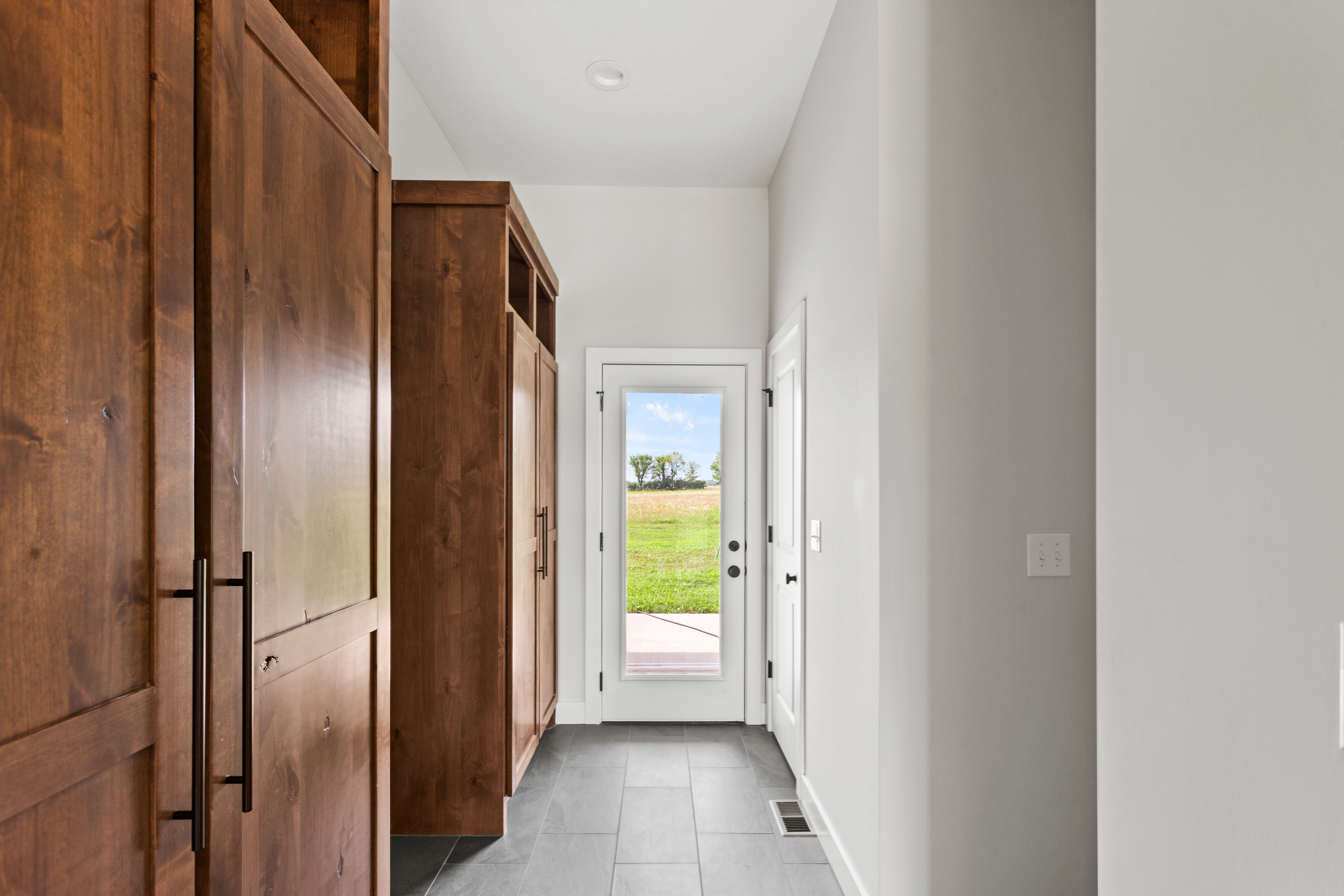 Hallway built-in storage
